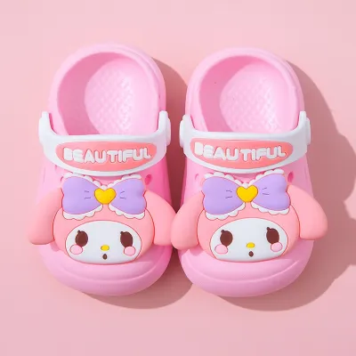 Baby Melody Pink Clogs – Soft, Cute & Comfortable Cartoon Sandals for Kids